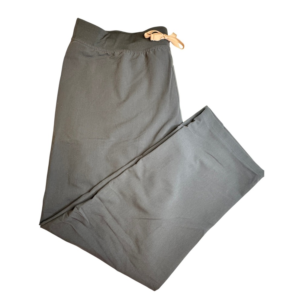 FIGS Technical Collection Livingston Scrub Pants Womens XXL Charcoal Gray